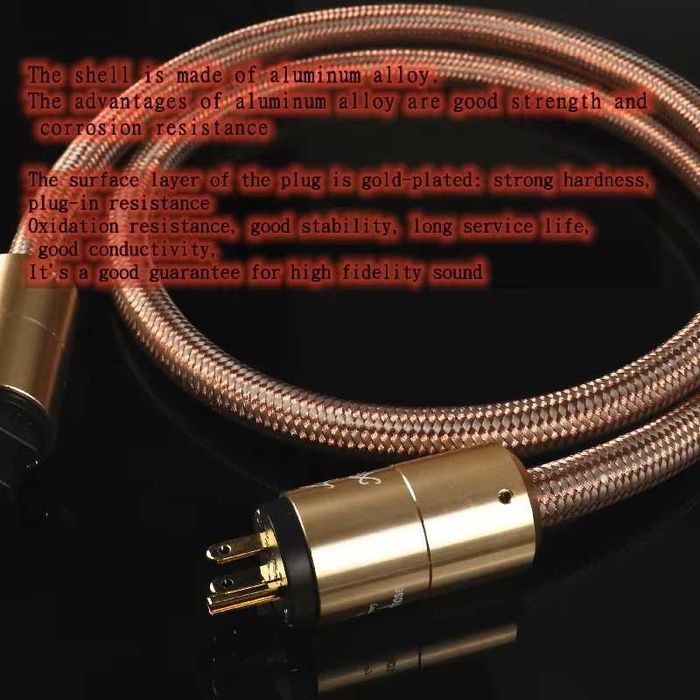 Продам Hi-Fi и High-End аудиофильський екранирований силовой - сетевой кабель  ACCUPHASE Длина 1м. Длина 2м.Длина 2м.