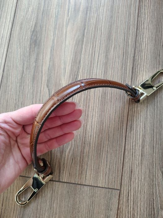 Karmelowa rączka do torebki Chylak