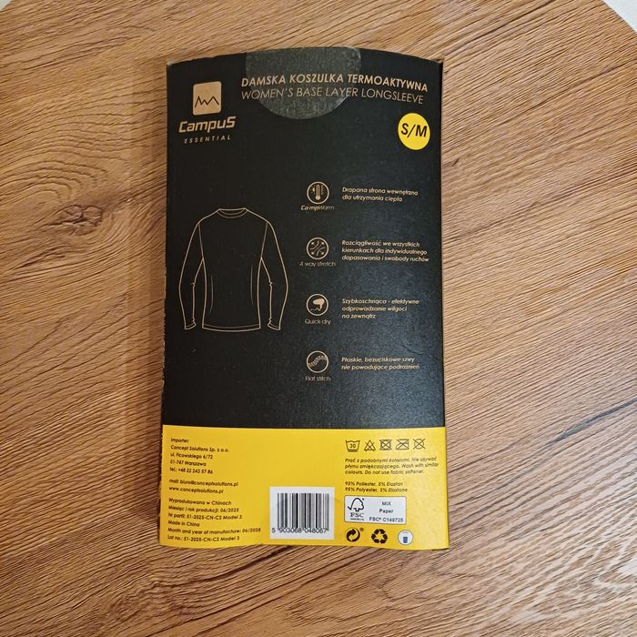 Bielizna termiczna nowa, bielizna termoaktywna L/XL