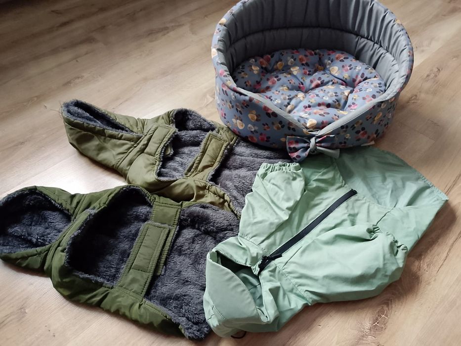 Legowisko + kurtki dla małego psa