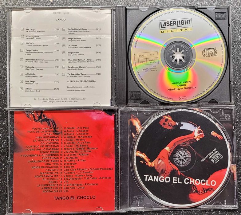 2 CD Tanga /Tango el Choclo, Tango