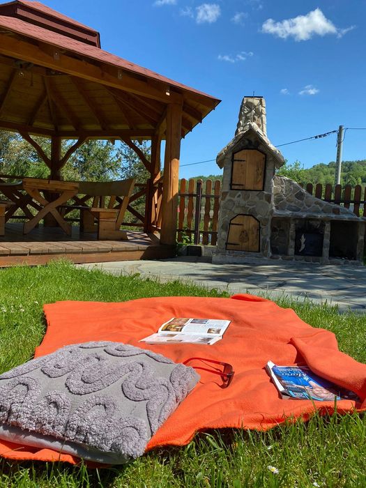 Bieszczady domek z bania, jacuzzi kominek Majówka  w Bieszczadac