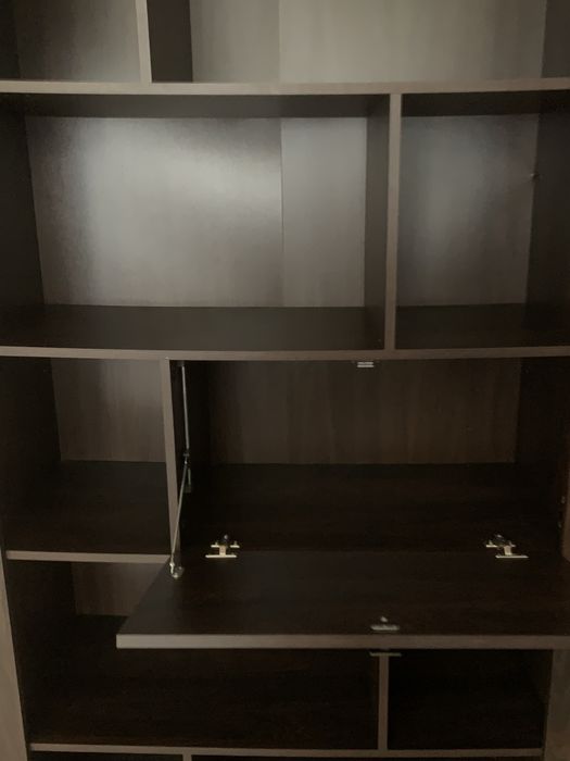 Forte Indigo regał dąb durance barek mosieżny uchwyt