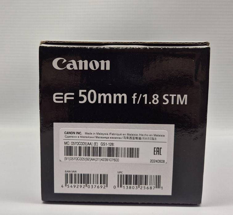 Obiektyw CANON EF 50mm f/1.8 STM, Komis Jasło Czackiego