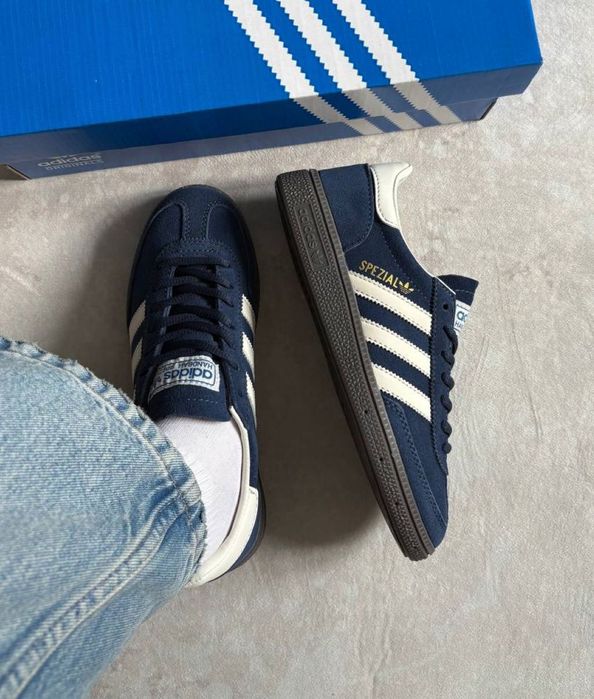 НОВИНКА! Adidas Handball Spezial Night Indigo Blue Cream 37 - 45 адік