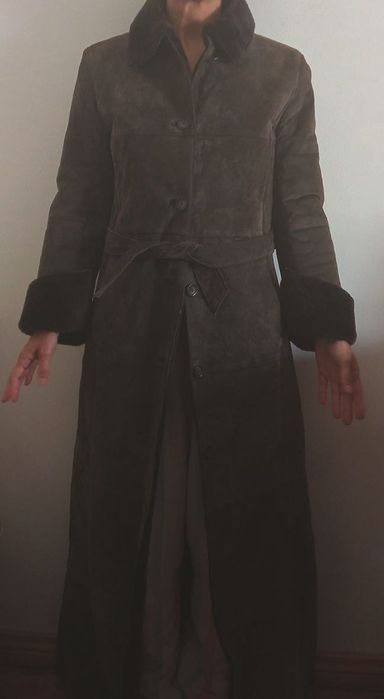 Casaco comprido de Inverno confortável e quente da Meskla