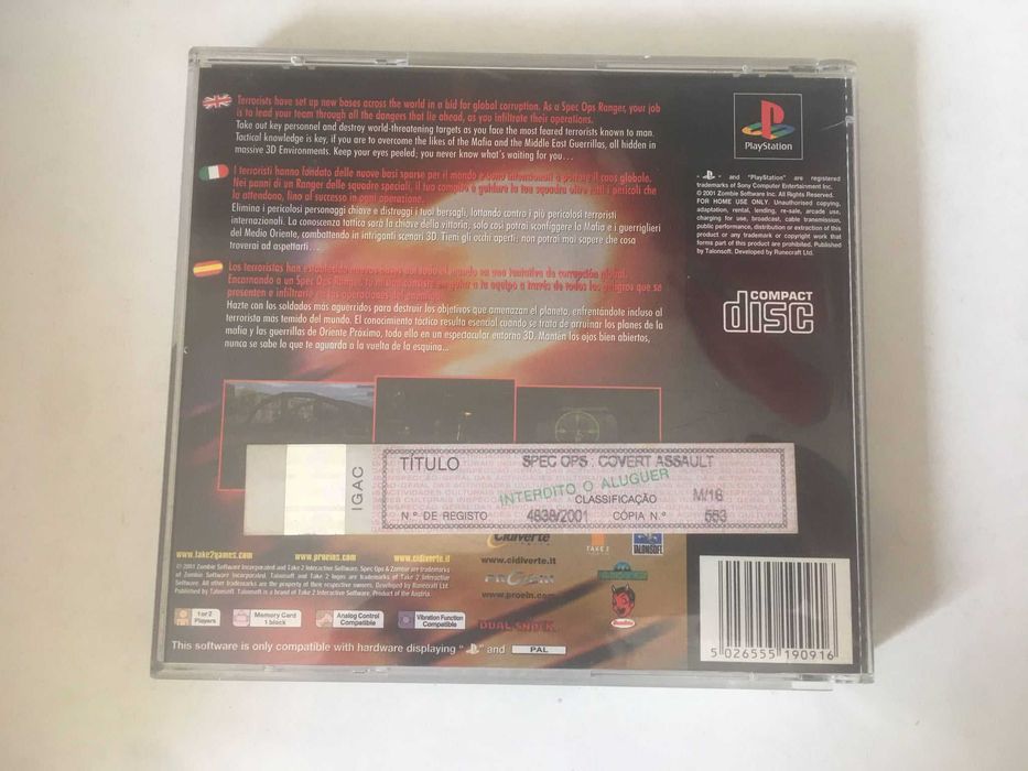 PS1 - Spec Ops: Covert Assault