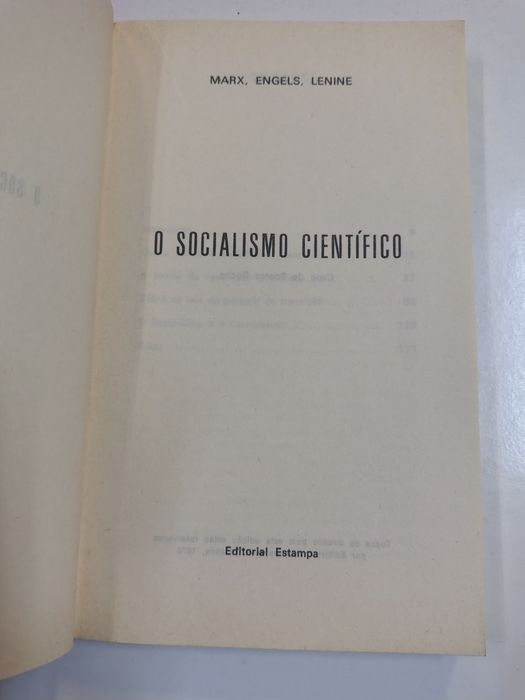 O Socialismo Científico: Marx, Engels, Lenine
