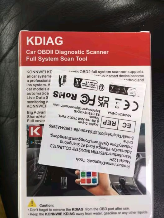KONNWEI KDIAG Bluetooth автосканер OBD2