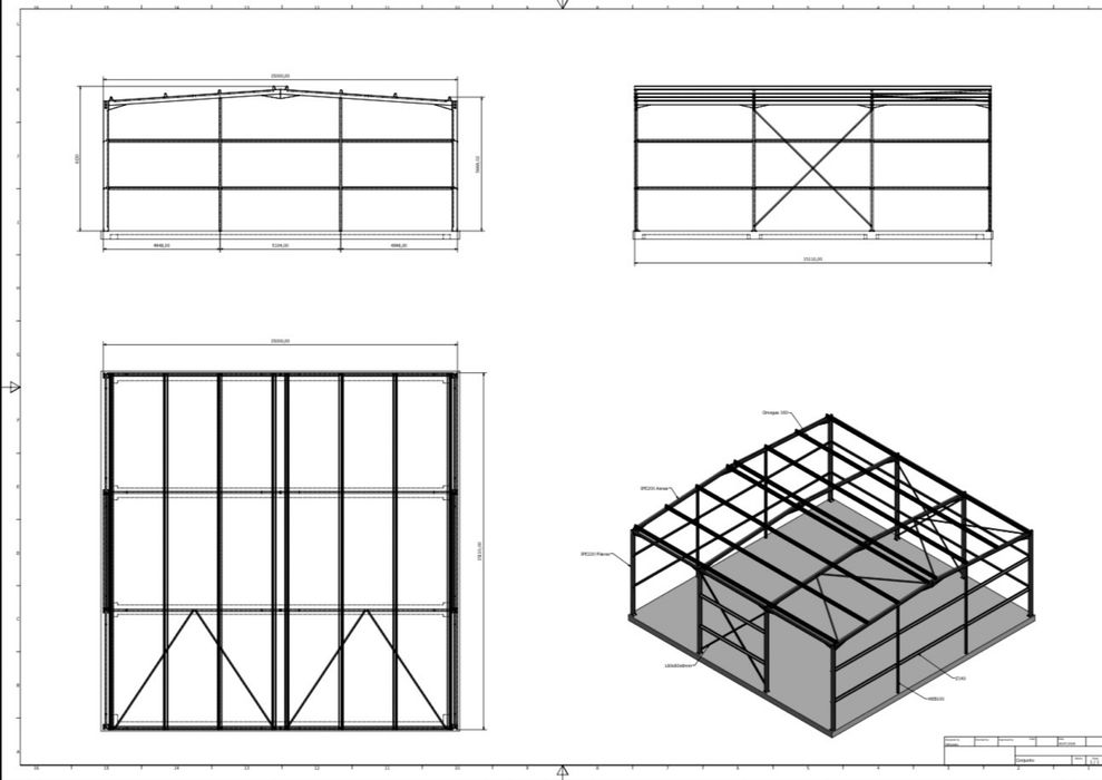 ESTRUTURA PAVILHÃO METÁLICO