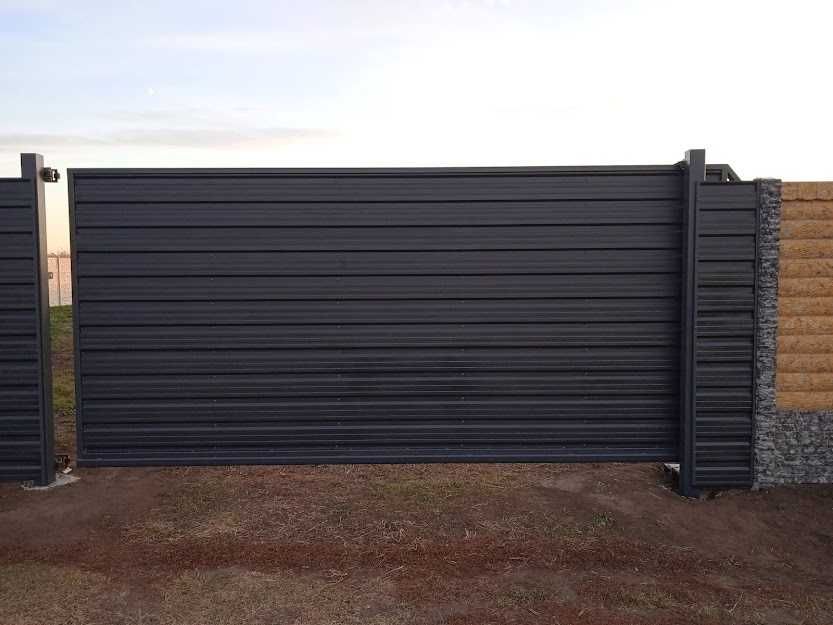Ворота відкатні, паркани, хвіртки