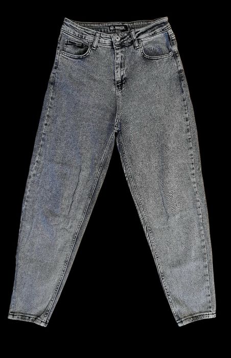 Джинси Mom, сірі