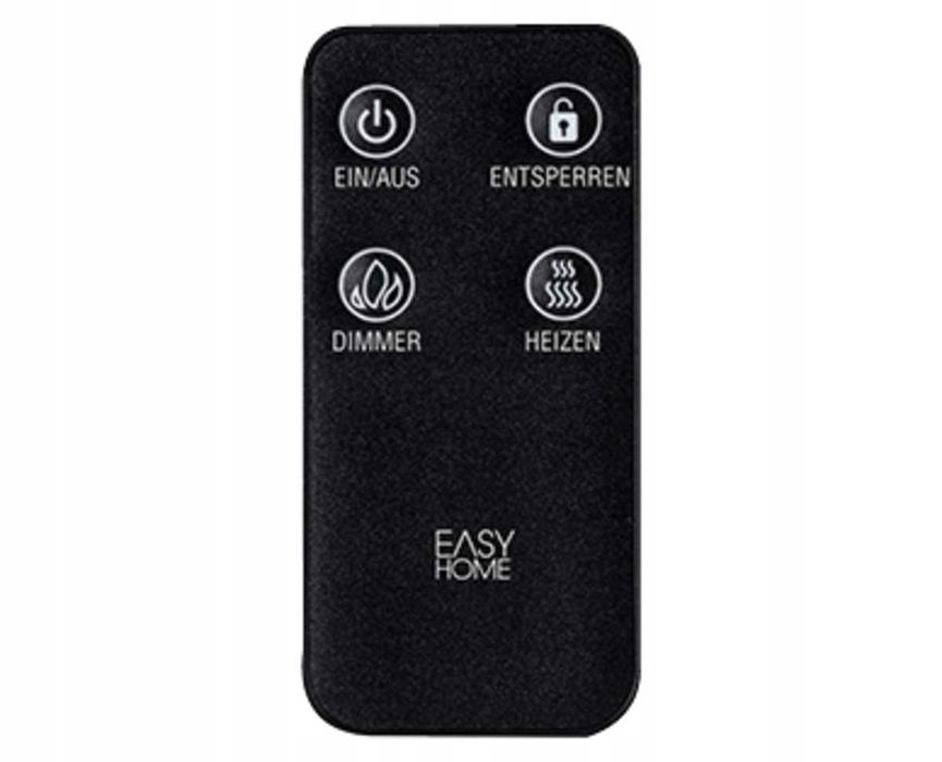 Kominek ścienny z funkcją grzewczą elektryczny LED