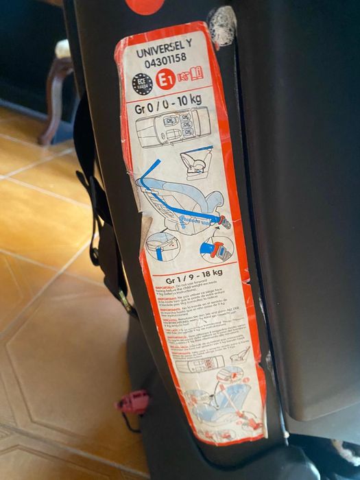 Cadeira auto com redutor marca babidéal