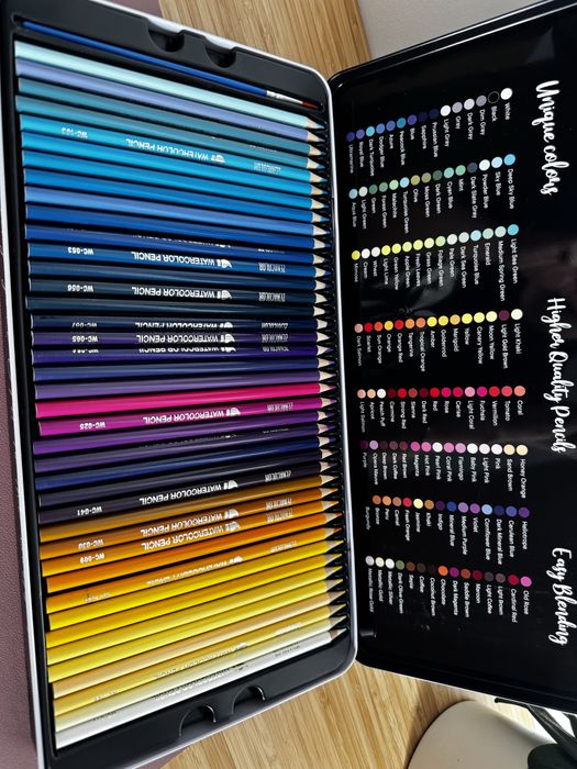 Lapis de cor aquarelaveis 120 da Zenacolor