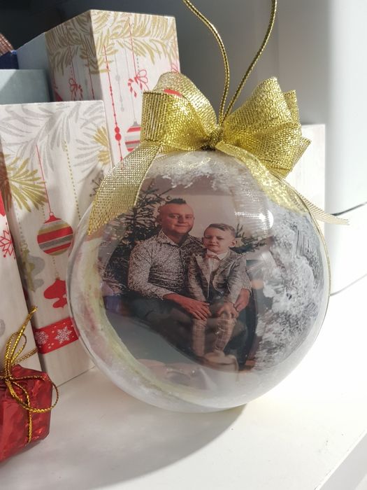 Bombka ze zdjęciem,  foto bombka