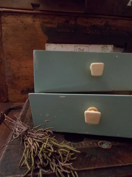 Szuflada ze Starego Kredensu PRL-Szufladka-Vintage