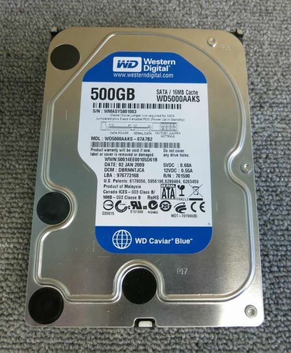 Disco Rígido WD Blue 500GB 3.5"