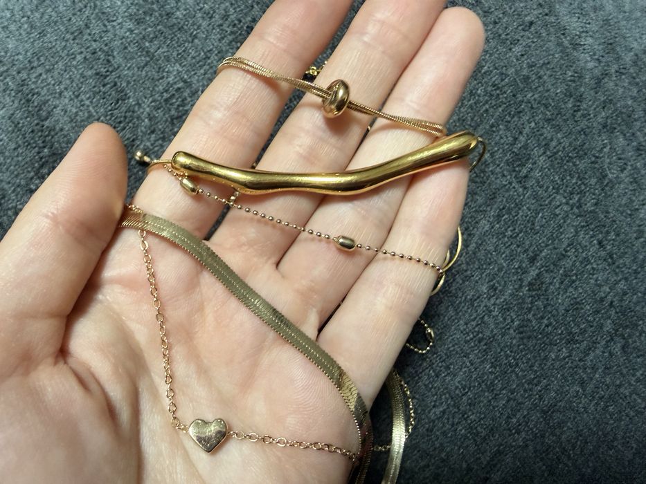 Біжутерія, прикраси під золото