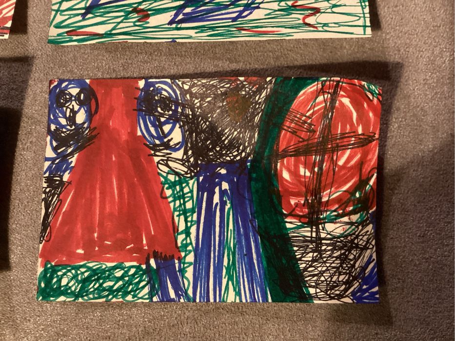 Quadro Pinturas em papeis amarelos. Simples exclusivos. Faz uma parede