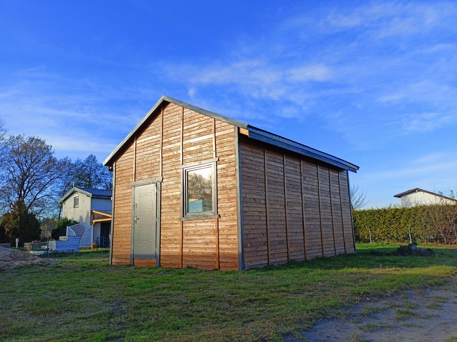 Działka z domkiem drewnianym 35m2 ROD "Pod Lasem" Chrząstowo