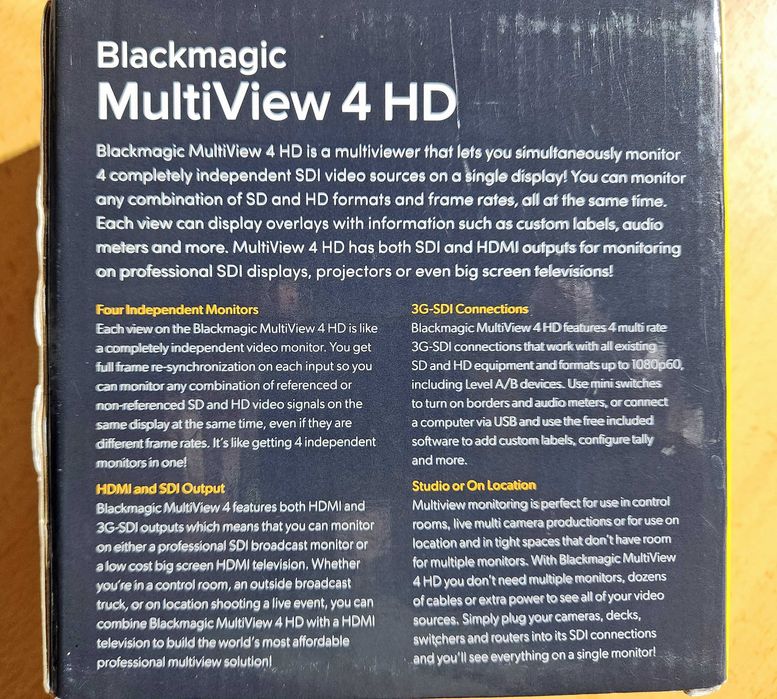 Blackmagic MultiView 4K