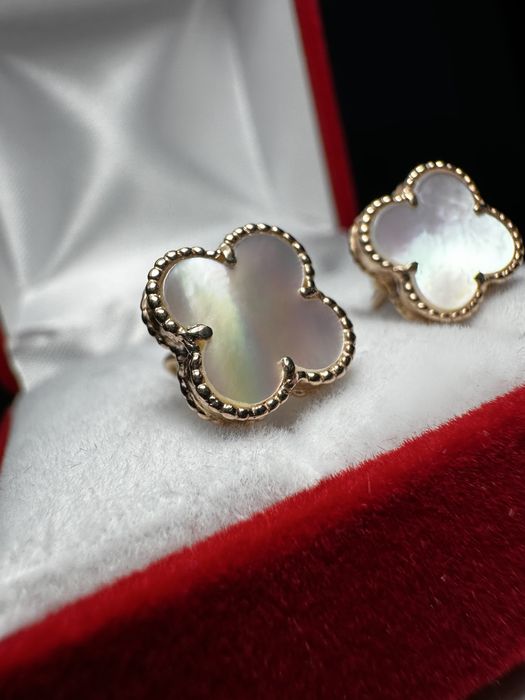 Сережки Van Cleef золото