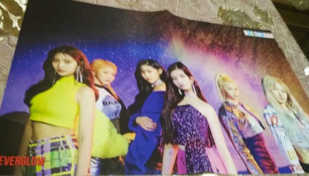 Плакаты,постеры  К-pop группы Purple Kiss,  Mamamoo,  Blackpink