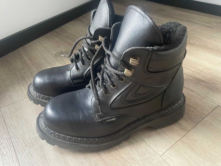 nowe skórzane, ocieplane buty zimowe męskie r. 41 / 42
