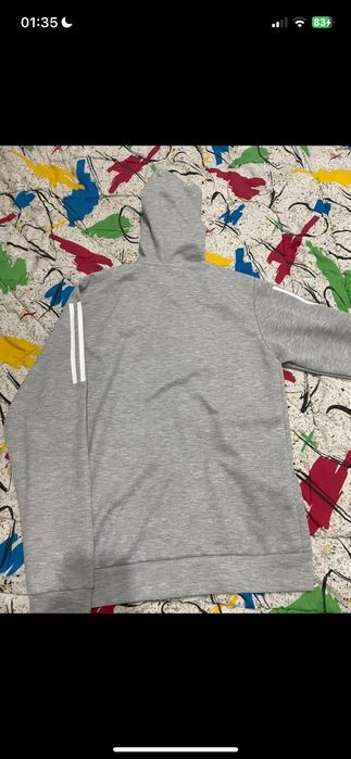 casaco cinzento desportivo adidas S