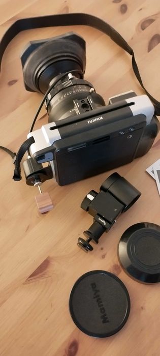 Fujifilm Instax Wide 300 + Mamiya Máquina fotográfica