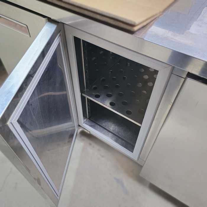 Bancada refrigerada com 5 portas com grupo compressor (2475x600x890mm)