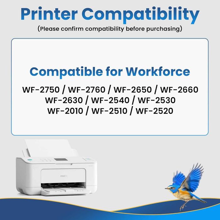 16XL Tusze Kompatybilne Epson WF 2760 Workforce WF-2630 7 Sztuk