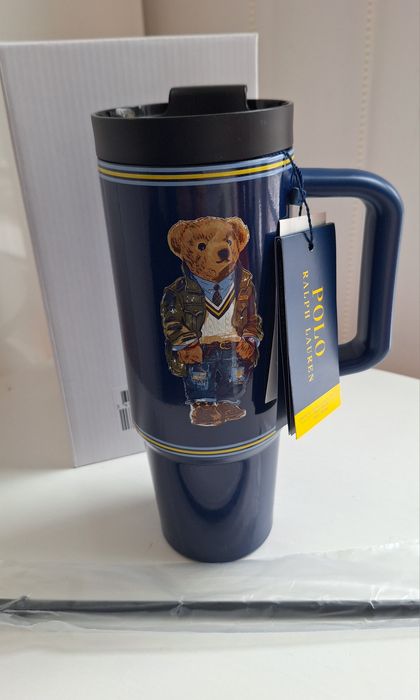 Polo Ralph Lauren kubek termiczny z misiem Nowy Oryginalny