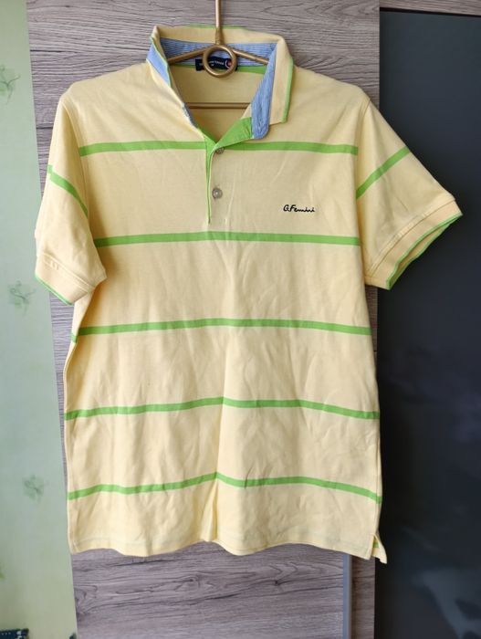 T-shirt męski m żółty