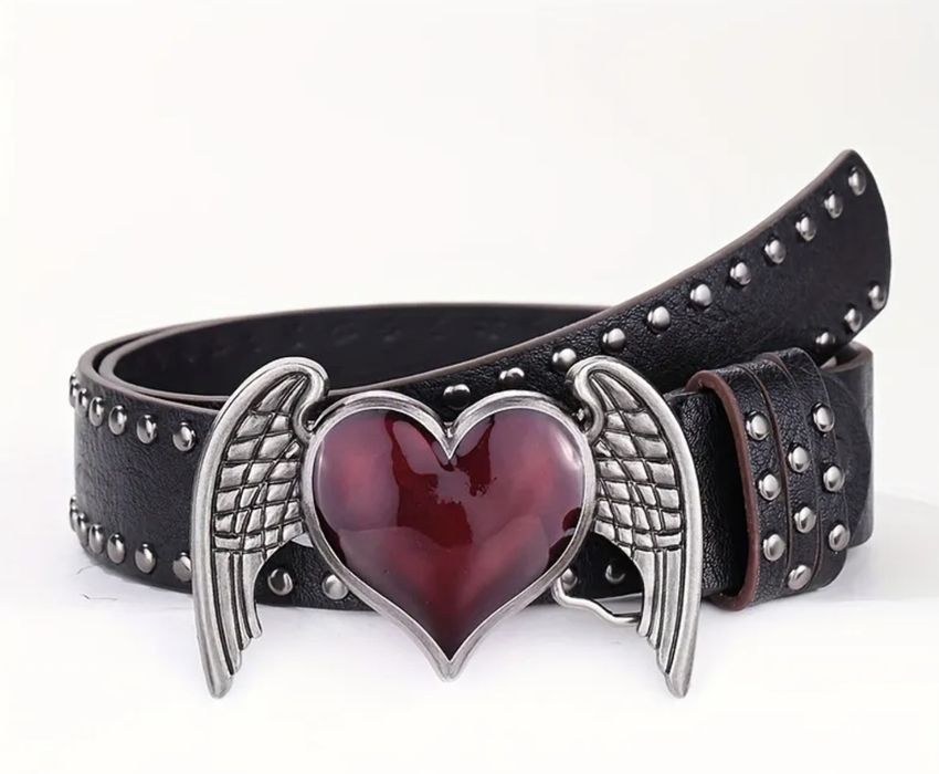 Ремінь Y2K з сердечком