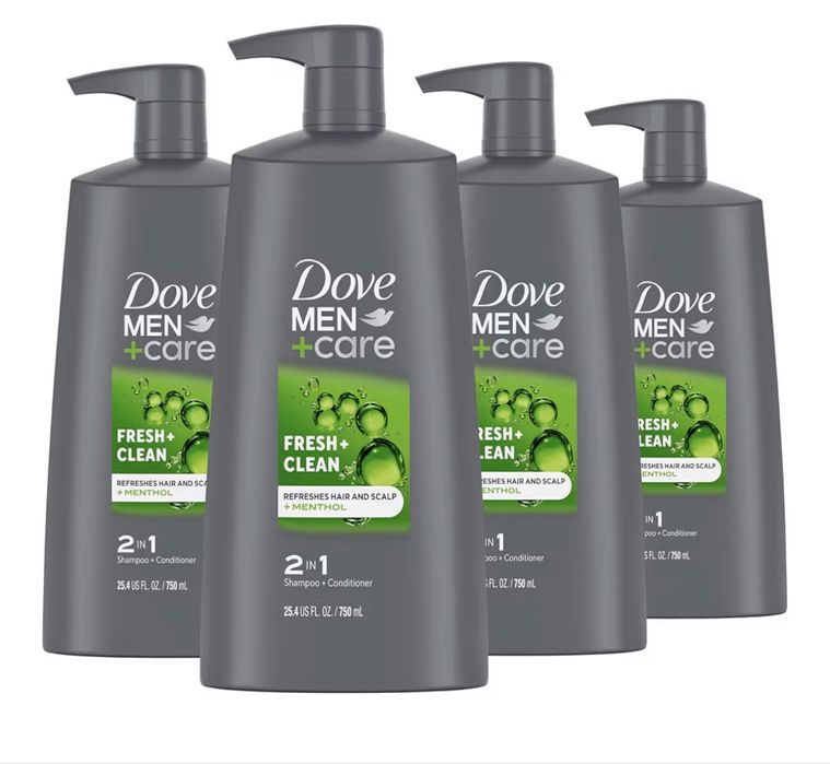 Dove men+care, шампунь кондиціонер 2в1 750мл