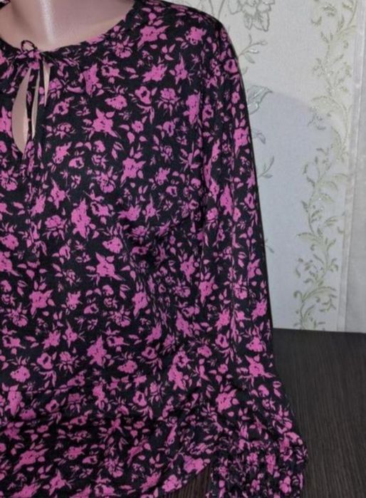 Блуза в цветочный принт