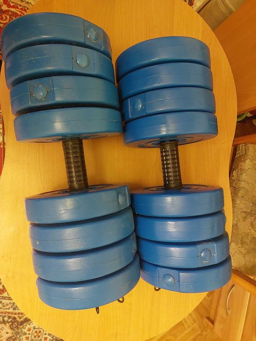 Гантелі 2шт по 17кг.