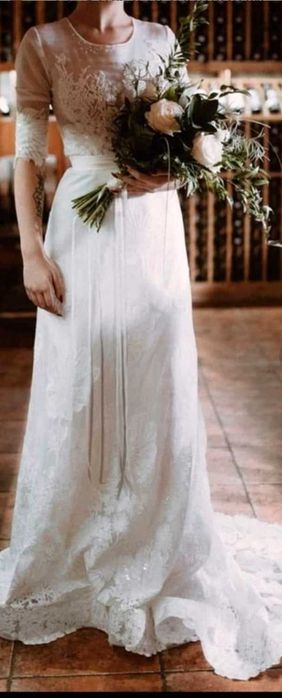 Spódnica ślubna koronka