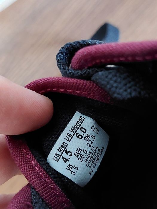 Vans Authentic Burgundy 36 caixa original