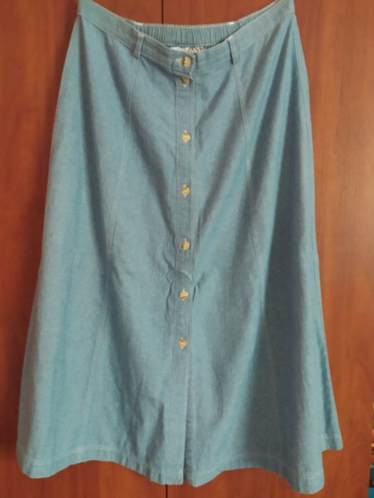 Спідниця джинсова,довга спідниця