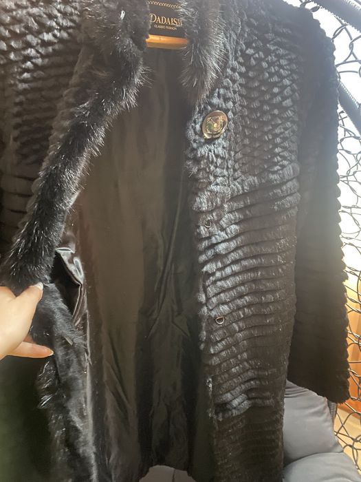 Шуба стрижений кролик