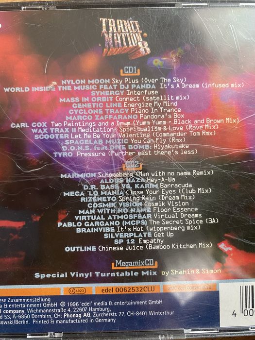 Trance Nation 8 -  2 CD + 1 CD