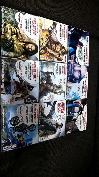 gra DVD CD-ACTION rok 2018: płyty nr 277-285 oraz 289