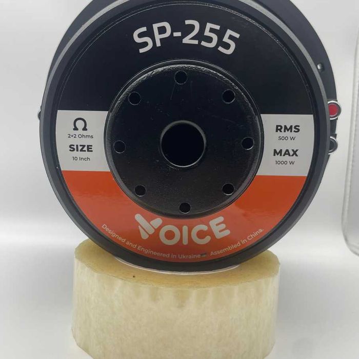 Динамік на саб  10 дюймів сабвуфер 25см 500вт rms 2+2 ом