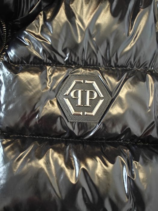 Kurtka Philipp Plein M ocieplana premium suwak męska dzień