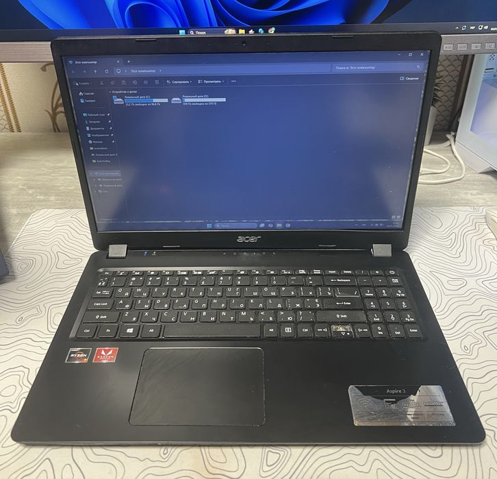Ноутбук Acer Aspire 3 Ryzen 7 3700u/16gb/Vega 10/ 512gb ssd/Windows 11