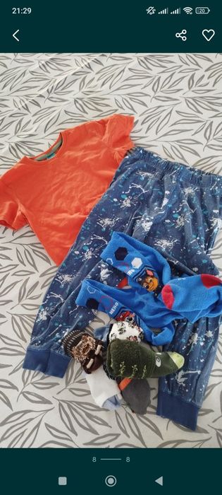 Zestaw paka dla chłopaka 110-116 spodnie bluza+ gratis