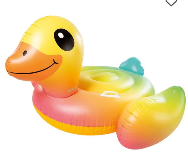 INTEX dmuchana duck kaczka gigant 147x147x81 cm dmuchaniec do pływania